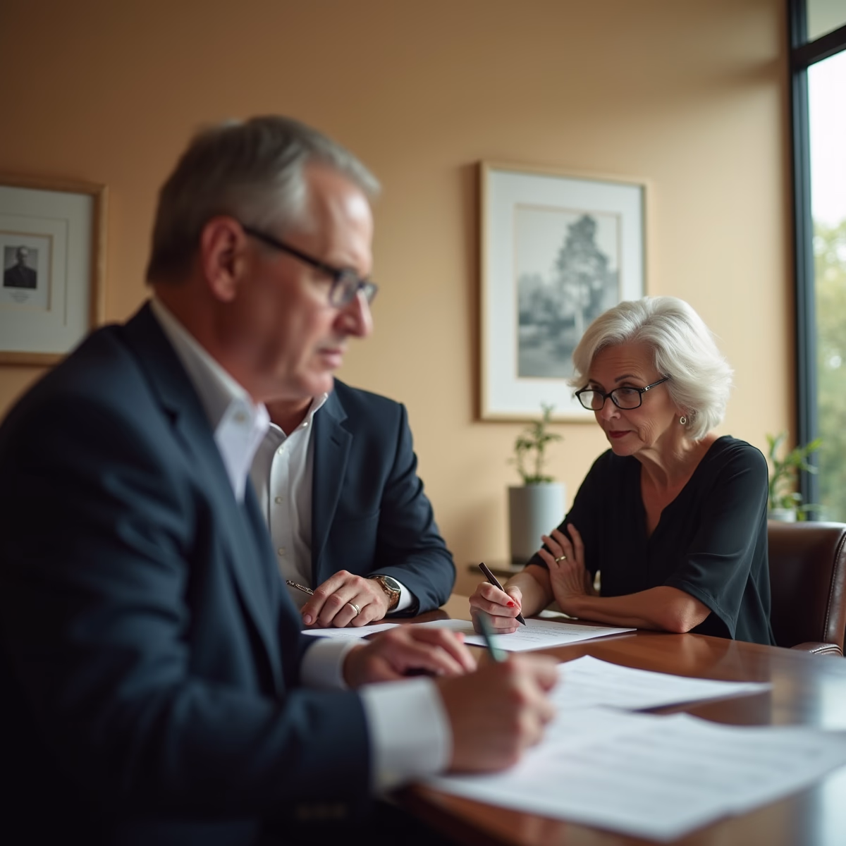 The trusts staff working under Managing Partner Steven Farley Bliss assisting Inland Empire families from the Corona office is shown conferring with trustees in the Southern California office addressing complex trust details discussing What Happens When You Refuse a Trust Distribution