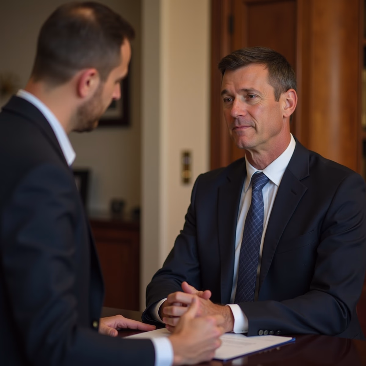 The trusts staff working under Managing Partner Steven Farley Bliss assisting Inland Empire families from the Corona office is shown conferring with trustees in the Southern California office addressing complex trust details discussing What Happens When a Business is Held in Trust