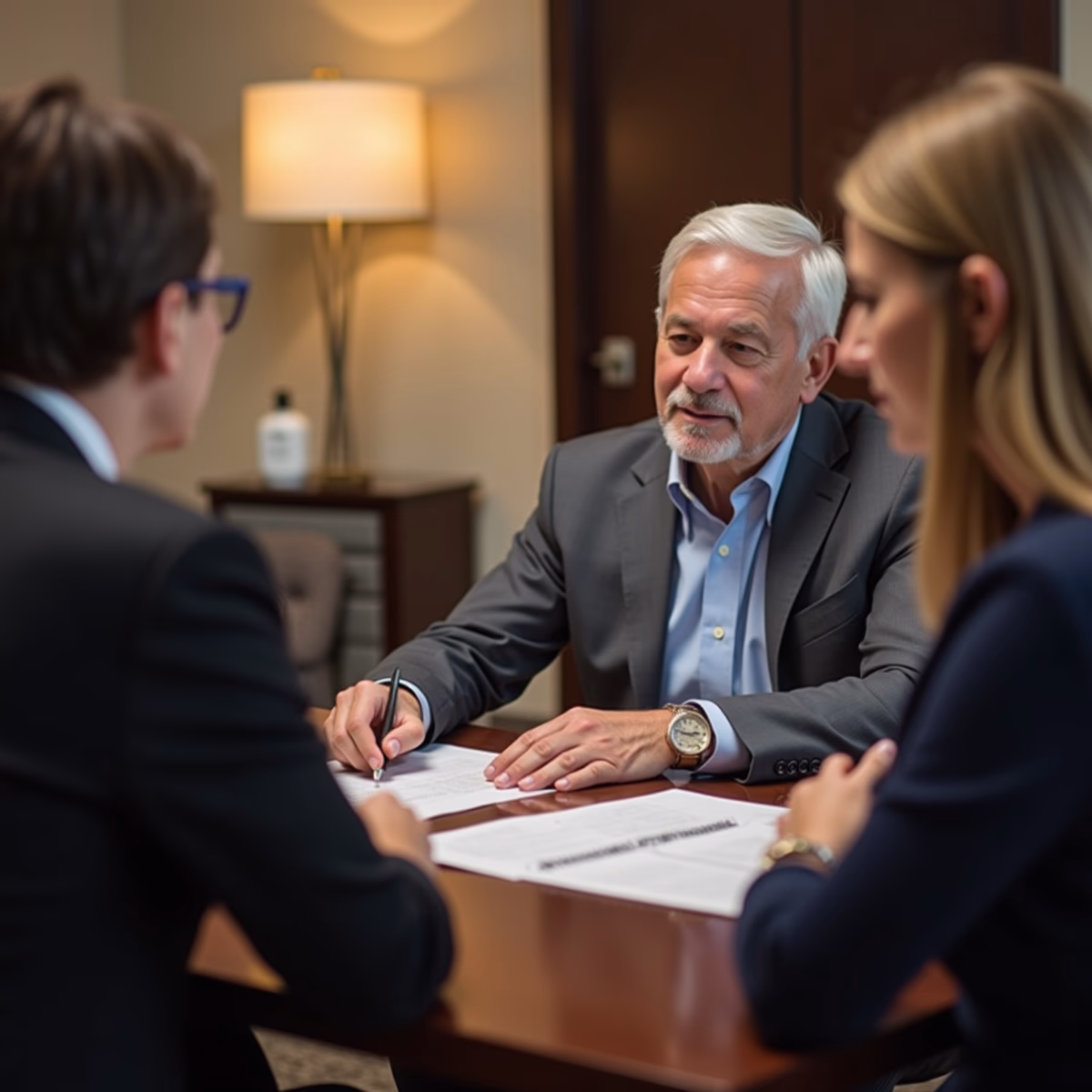 The legal counsel at Corona Probate Law helping Riverside County families from our Corona office meets with clients in the Southern California office addressing critical estate details discussing What Happens When a Trust Document is Lost or Misplaced