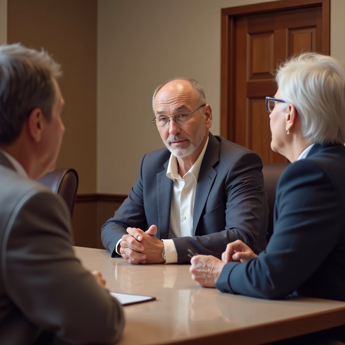 The legal counsel at Corona Probate Law helping Riverside County families from our Corona office meets with clients in the Southern California office addressing critical estate details discussing What Happens When the Executor Changes