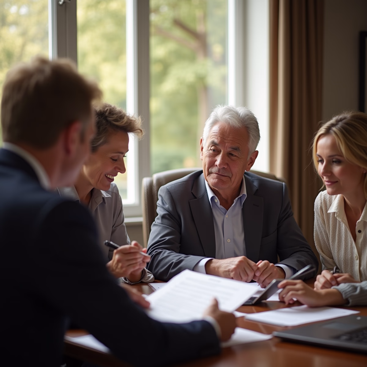 The trusts staff working under Managing Partner Steven Farley Bliss assisting Inland Empire families from the Corona office is shown conferring with trustees in the Southern California office addressing complex trust details discussing What Happens to Volatile Assets if Your Trust Isnt Properly Funded