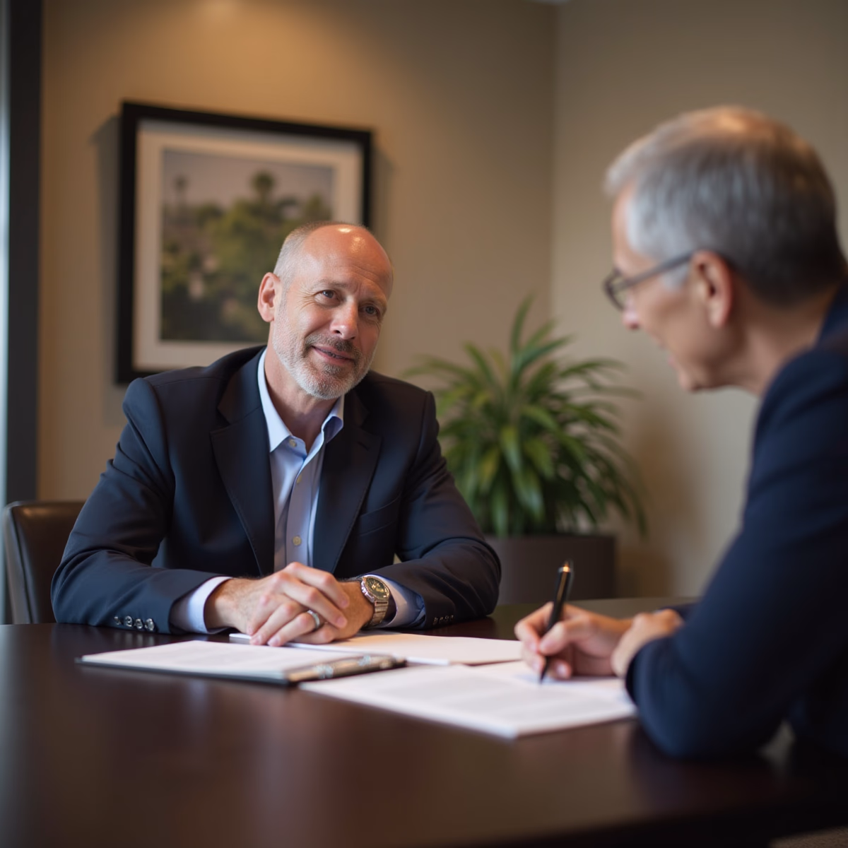 The legal counsel at Corona Probate Law helping Riverside County families from our Corona office meets with clients in the Southern California office addressing critical estate details discussing What Happens to the Cost Basis of Inherited Property