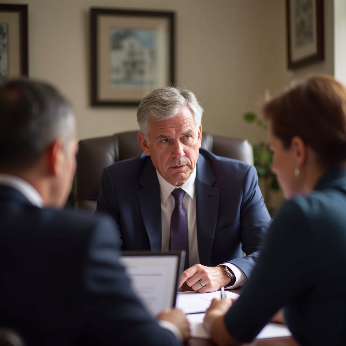 The trusts staff working under Managing Partner Steven Farley Bliss assisting Inland Empire families from the Corona office is shown conferring with trustees in the Southern California office addressing complex trust details discussing What Qualities Should I Look for in a Successor Trustee
