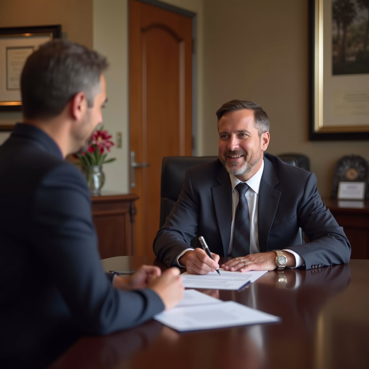 The trusts staff working under Managing Partner Steven Farley Bliss assisting Inland Empire families from the Corona office is shown conferring with trustees in the Southern California office addressing complex trust details discussing What Should I Expect at Mediation