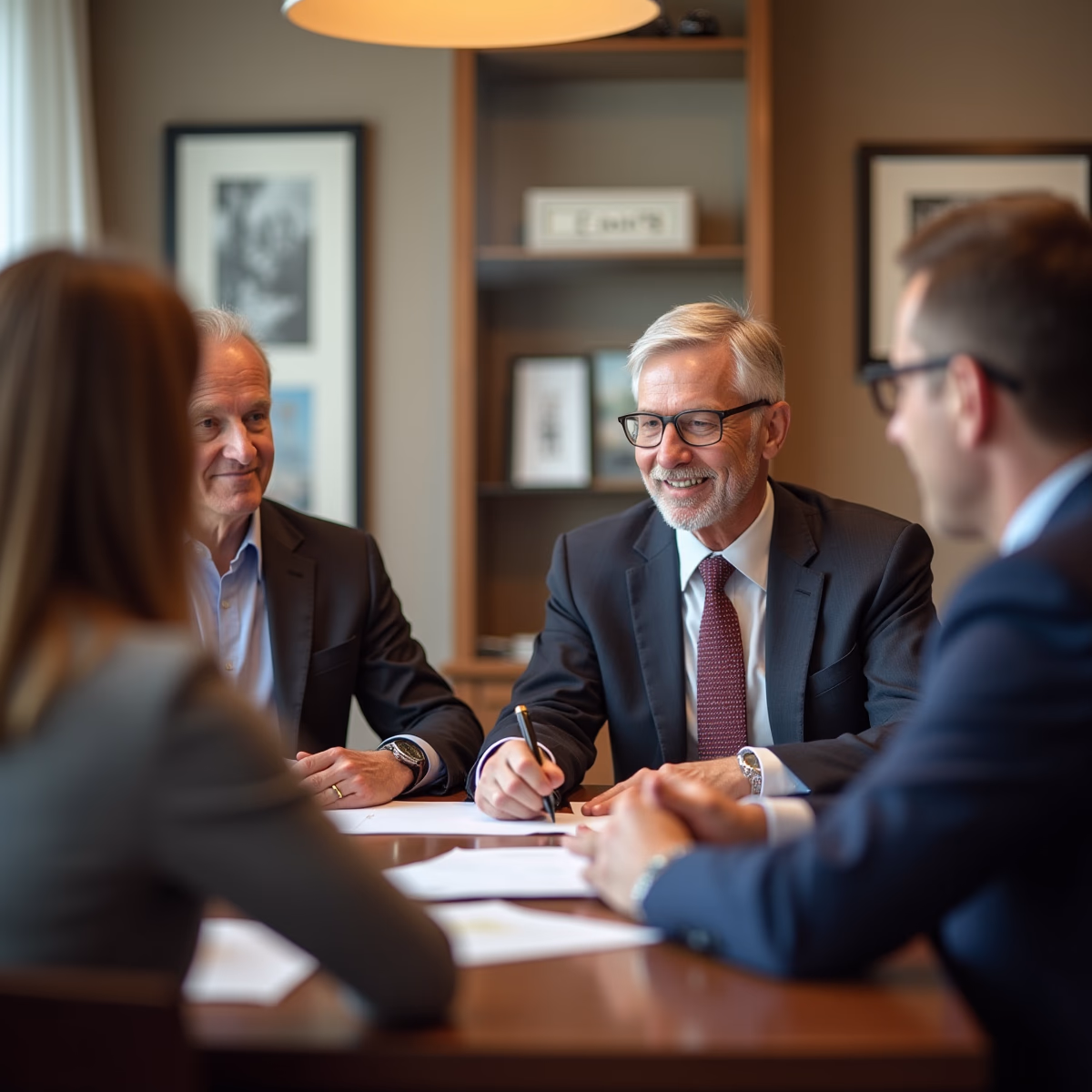 The trusts staff working under Managing Partner Steven Farley Bliss assisting Inland Empire families from the Corona office is shown conferring with trustees in the Southern California office addressing complex trust details discussing What Types of Deeds are Used for Transferring Real Estate