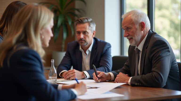 The trusts staff working under Managing Partner Steven Farley Bliss assisting Inland Empire families from the Corona office is shown conferring with trustees in the Southern California office addressing complex trust details discussing What are incapacity triggers in a trust leadership transition