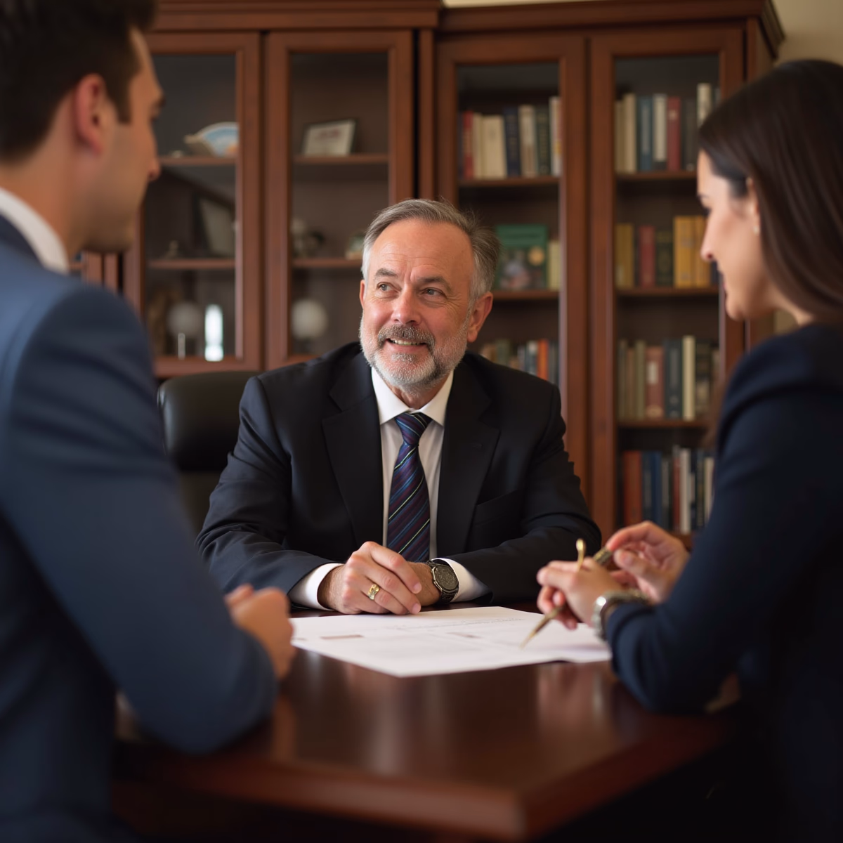 The trusts staff working under Managing Partner Steven Farley Bliss assisting Inland Empire families from the Corona office is shown conferring with trustees in the Southern California office addressing complex trust details discussing What are the current tax implications of a GST Trust