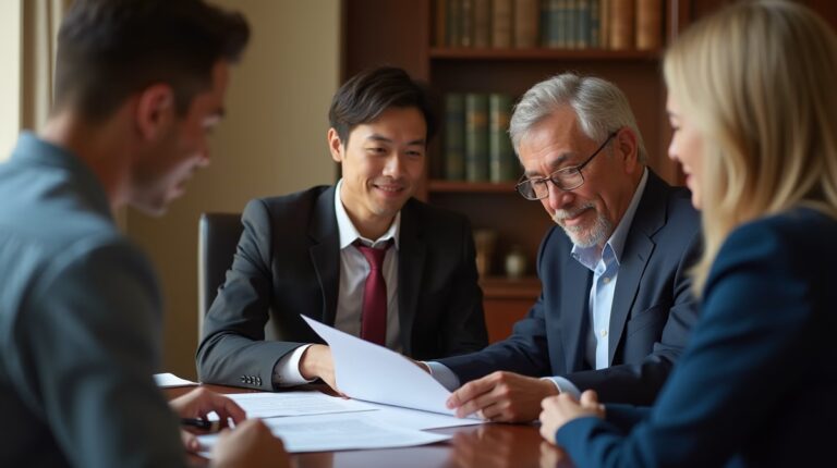 The trusts staff working under Managing Partner Steven Farley Bliss assisting Inland Empire families from the Corona office is shown conferring with trustees in the Southern California office addressing complex trust details discussing What are the steps to transfer Corona real property into a trust