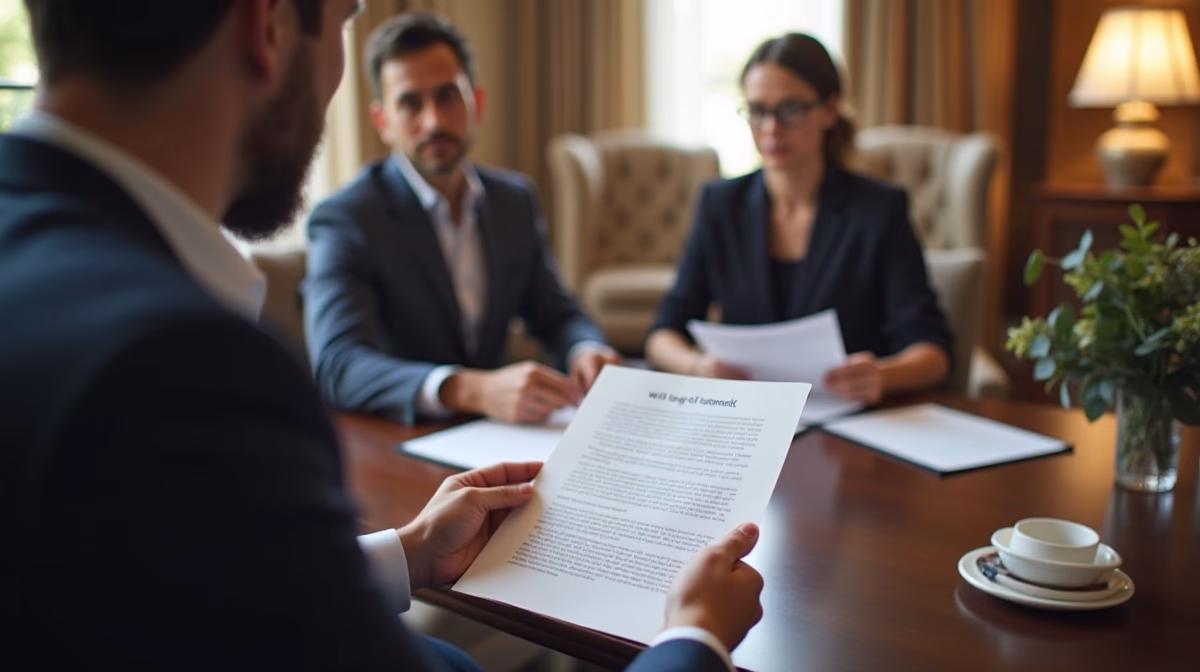 The trusts staff working under Managing Partner Steven Farley Bliss assisting Inland Empire families from the Corona office is shown conferring with trustees in the Southern California office addressing complex trust details discussing What assets are best suited for a Corona dynasty trust