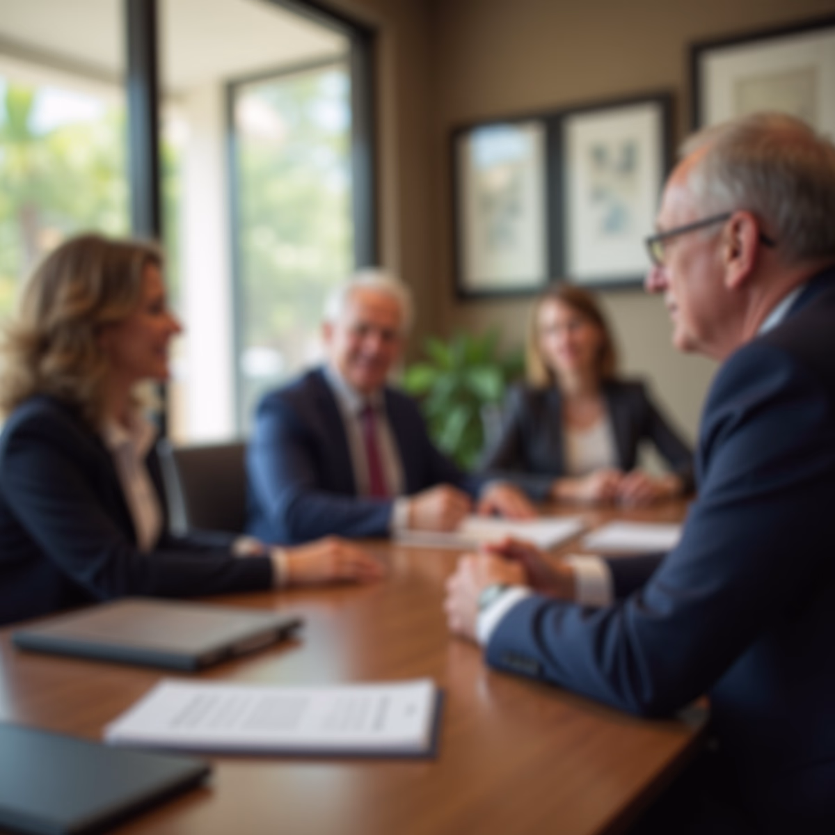The trusts staff working under Managing Partner Steven Farley Bliss assisting Inland Empire families from the Corona office is shown conferring with trustees in the Southern California office addressing complex trust details discussing What causes California trust administration to fail due to poor funding vague terms or trustee misconduct