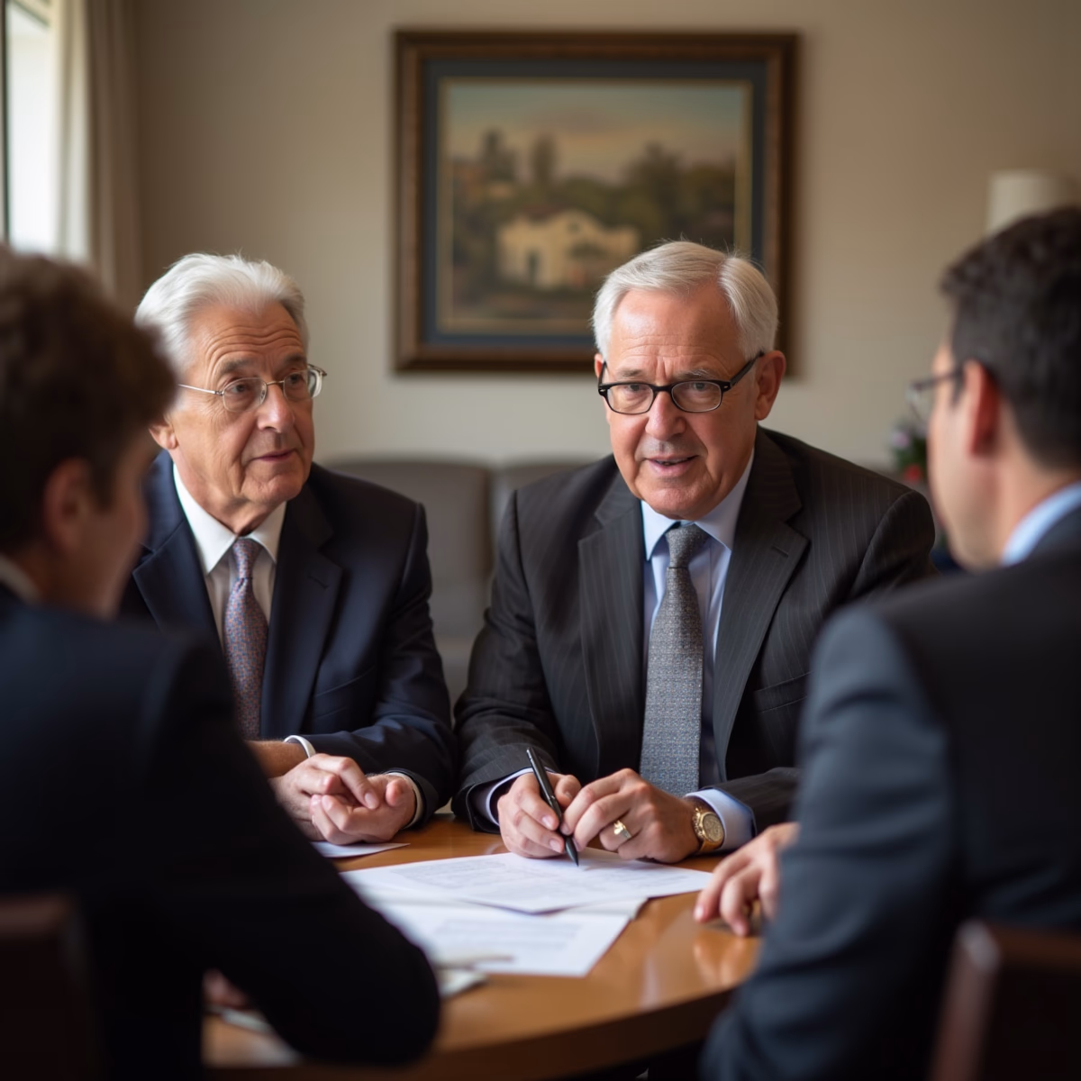 The trusts staff working under Managing Partner Steven Farley Bliss assisting Inland Empire families from the Corona office is shown conferring with trustees in the Southern California office addressing complex trust details discussing What exactly is a Trust Certification