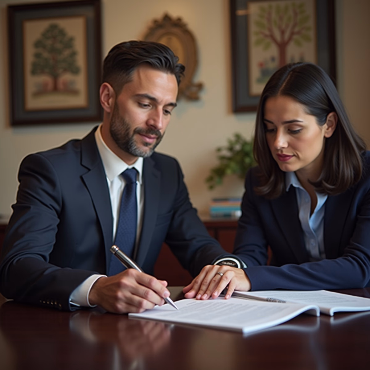 The trusts staff working under Managing Partner Steven Farley Bliss assisting Inland Empire families from the Corona office is shown conferring with trustees in the Southern California office addressing complex trust details discussing What failures trigger court intervention and contests in California trust administration