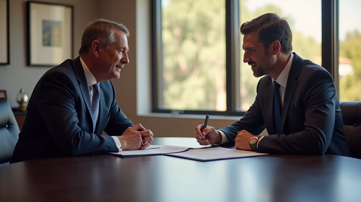 The trusts staff working under Managing Partner Steven Farley Bliss assisting Inland Empire families from the Corona office is shown conferring with trustees in the Southern California office addressing complex trust details discussing What happens if a beneficiary files a seventeen thousand two hundred petition