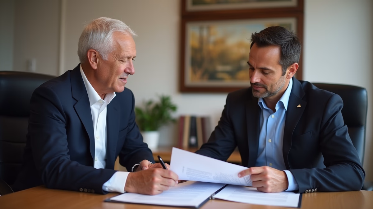 The trusts staff working under Managing Partner Steven Farley Bliss assisting Inland Empire families from the Corona office is shown conferring with trustees in the Southern California office addressing complex trust details discussing What happens if a life insurance policy lists a deceased exspouse as a beneficiary