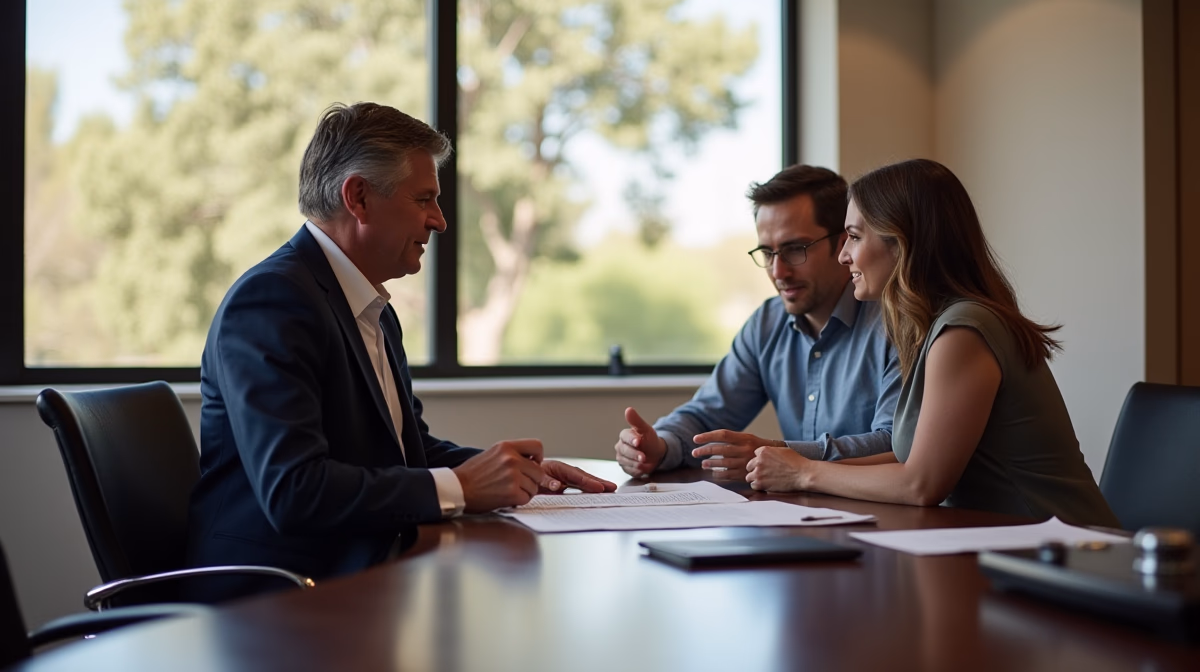 The trusts staff working under Managing Partner Steven Farley Bliss assisting Inland Empire families from the Corona office is shown conferring with trustees in the Southern California office addressing complex trust details discussing What happens if the grantor becomes incapacitated during the GRAT term