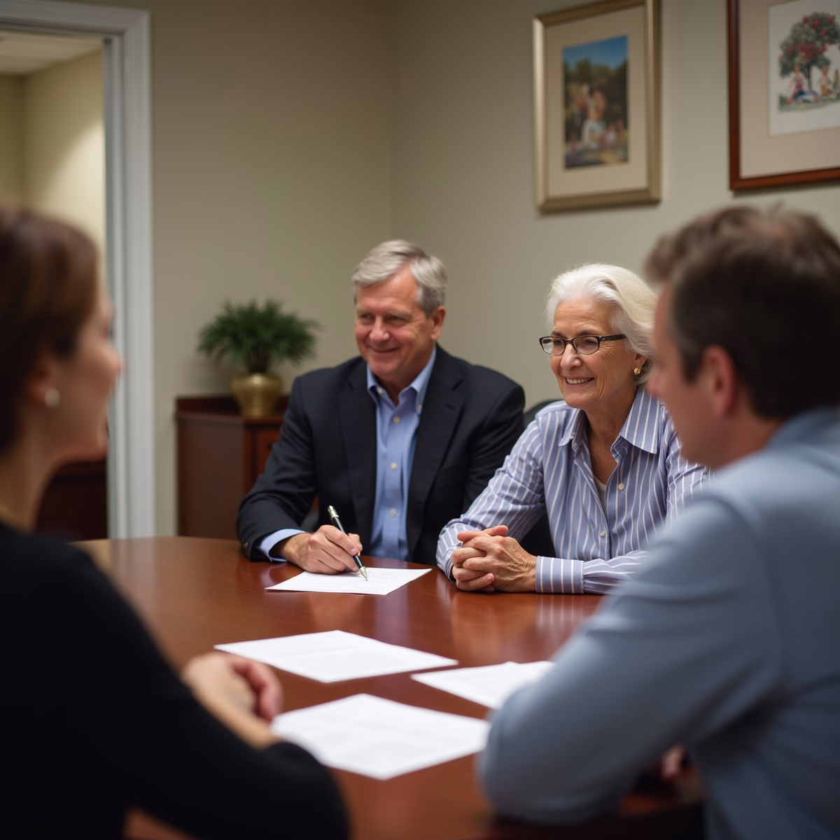 The legal counsel at Corona Probate Law helping Riverside County families from our Corona office meets with clients in the Southern California office addressing critical estate details discussing What happens to assets if they arent titled in my trust