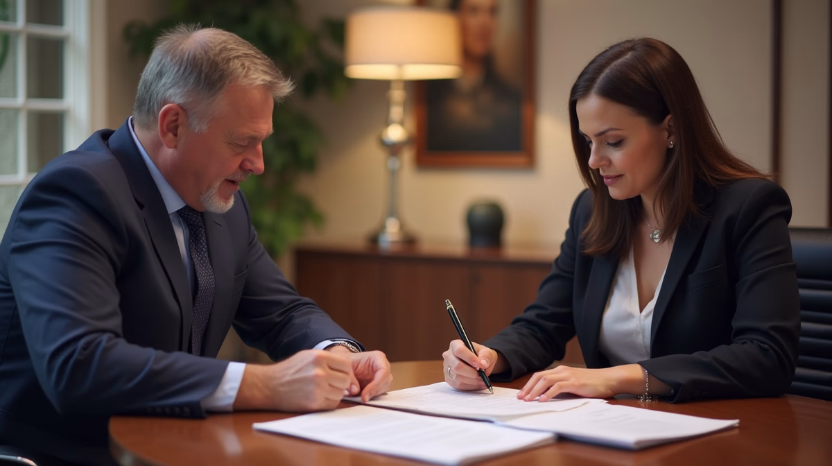 The legal counsel at Corona Probate Law helping Riverside County families from our Corona office meets with clients in the Southern California office addressing critical estate details discussing What is a Probate Commissioner