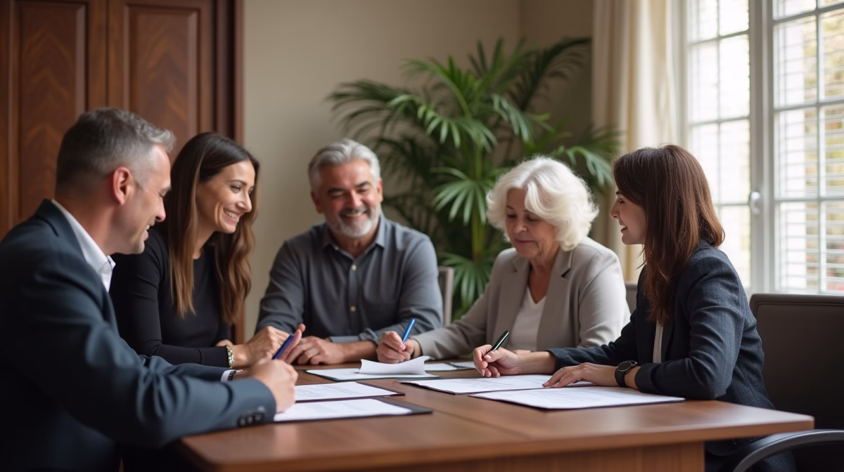 The legal counsel at Corona Probate Law helping Riverside County families from our Corona office meets with clients in the Southern California office addressing critical estate details discussing What is a ProveUp Hearing