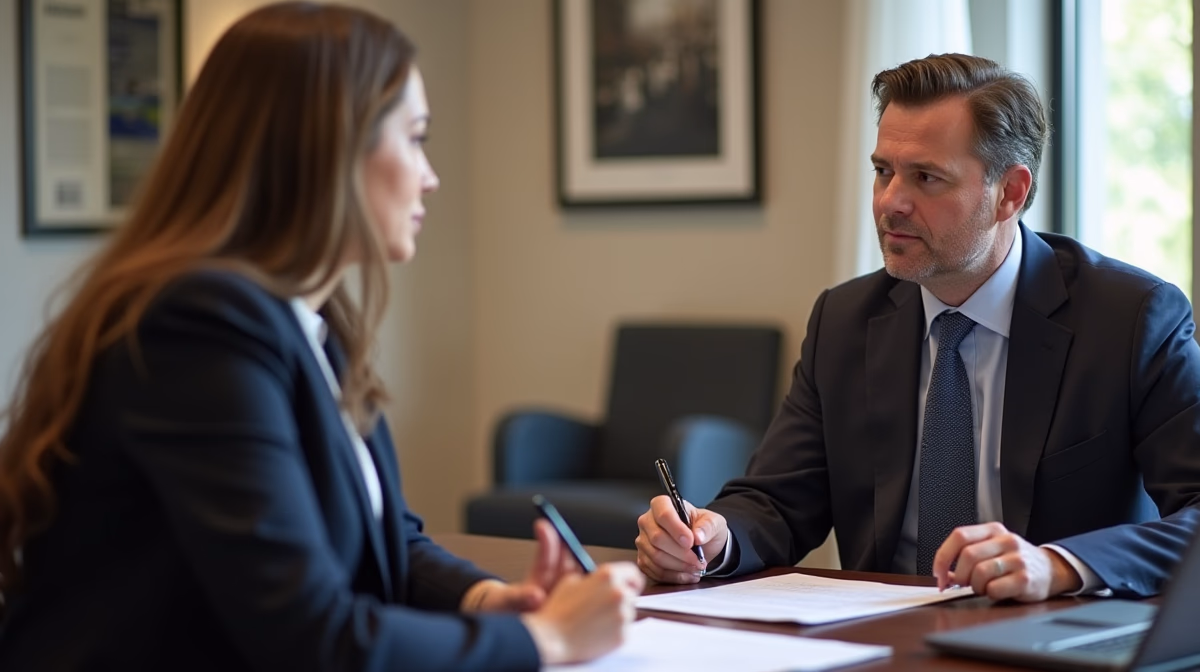 The legal counsel at Corona Probate Law helping Riverside County families from our Corona office meets with clients in the Southern California office addressing critical estate details discussing What is a Trustee Notification in California