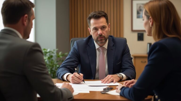 The legal counsel at Corona Probate Law helping Riverside County families from our Corona office meets with clients in the Southern California office addressing critical estate details discussing What is a Waiver of Account and Report