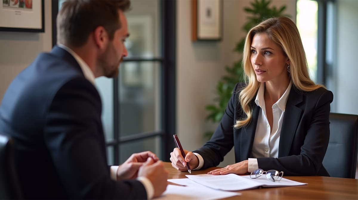 The legal counsel at Corona Probate Law helping Riverside County families from our Corona office meets with clients in the Southern California office addressing critical estate details discussing What is an Omnibus Clause