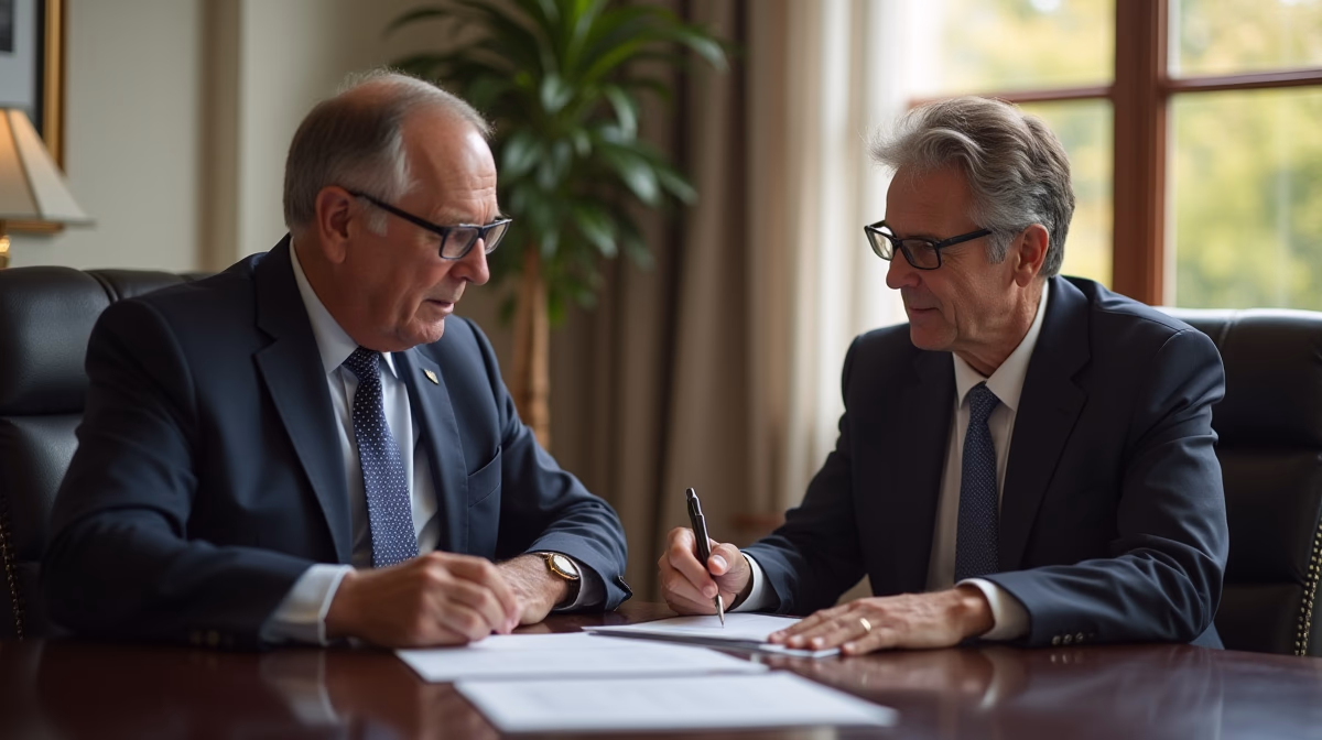 The trusts staff working under Managing Partner Steven Farley Bliss assisting Inland Empire families from the Corona office is shown conferring with trustees in the Southern California office addressing complex trust details discussing What is the Role of a Trust Protector