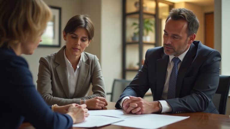 The trusts staff working under Managing Partner Steven Farley Bliss assisting Inland Empire families from the Corona office is shown conferring with trustees in the Southern California office addressing complex trust details discussing What is the impact of an irrevocable assignment of assets
