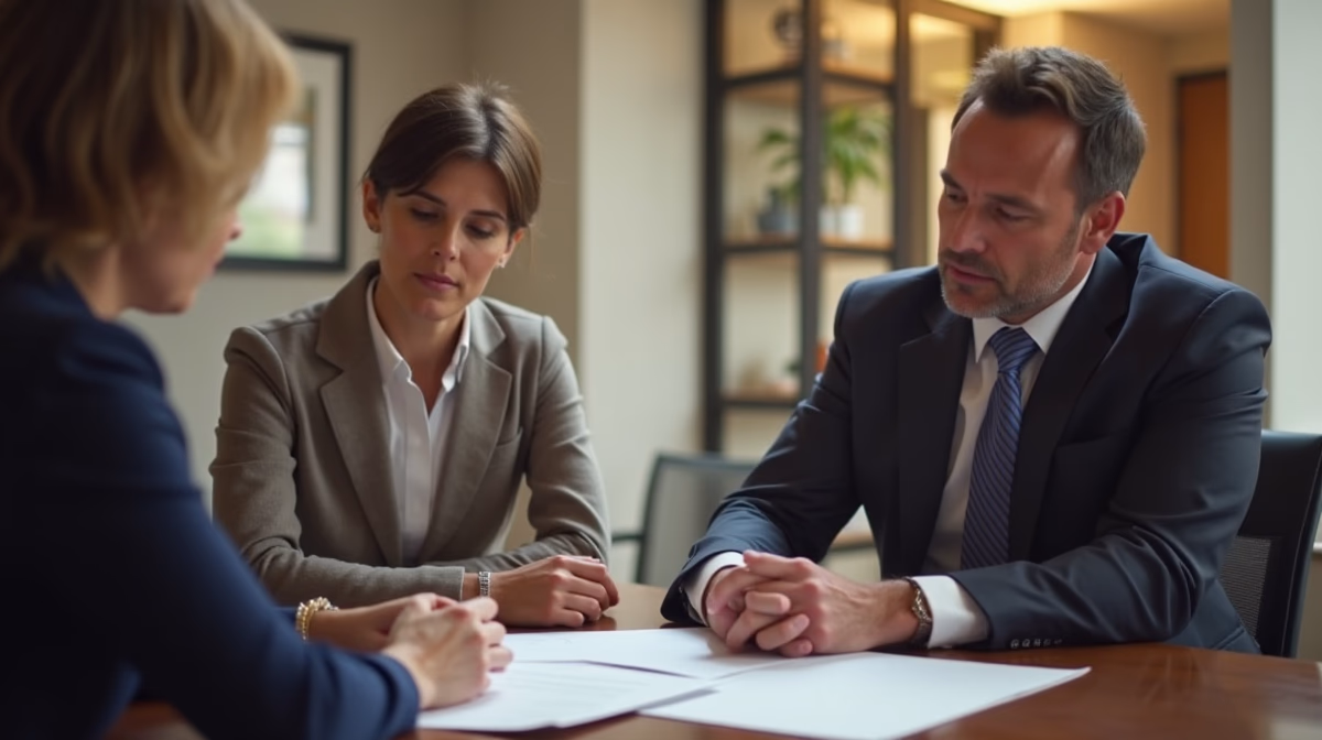 The trusts staff working under Managing Partner Steven Farley Bliss assisting Inland Empire families from the Corona office is shown conferring with trustees in the Southern California office addressing complex trust details discussing What is the impact of an irrevocable assignment of assets