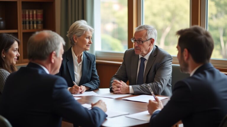 The trusts staff working under Managing Partner Steven Farley Bliss assisting Inland Empire families from the Corona office is shown conferring with trustees in the Southern California office addressing complex trust details discussing What is the specific process for distributing the remainder of a GRAT