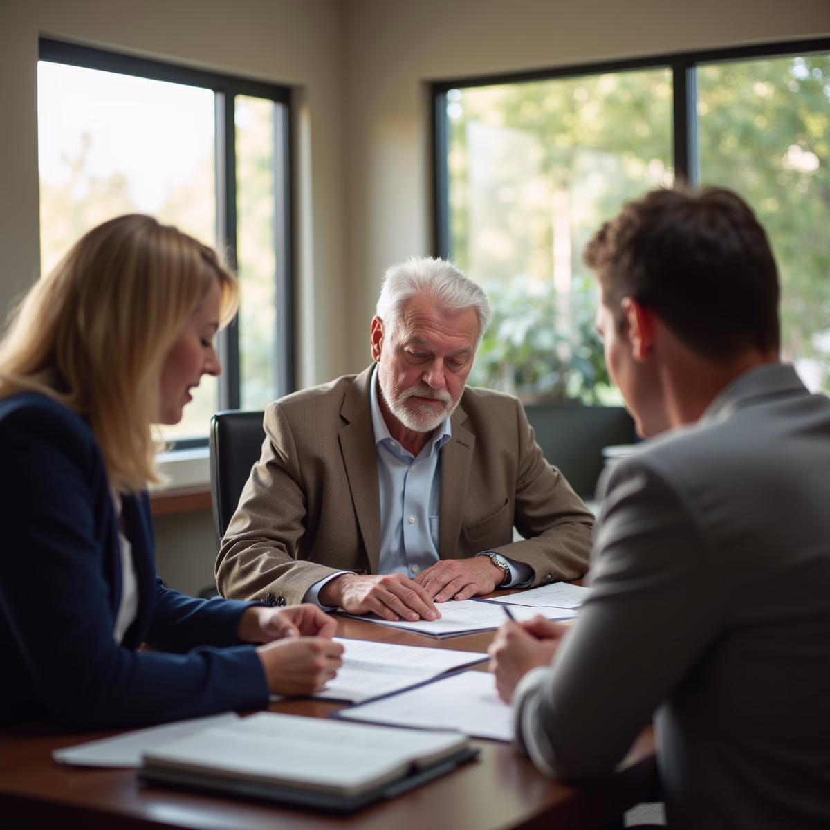The legal counsel at Corona Probate Law helping Riverside County families from our Corona office meets with clients in the Southern California office addressing critical estate details discussing Whats the Difference Between a Notice of Petition and a Notice of Hearing