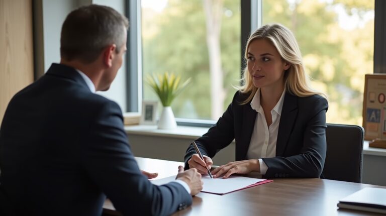The legal counsel at Corona Probate Law helping Riverside County families from our Corona office meets with clients in the Southern California office addressing critical estate details discussing When Can I Close the Estate
