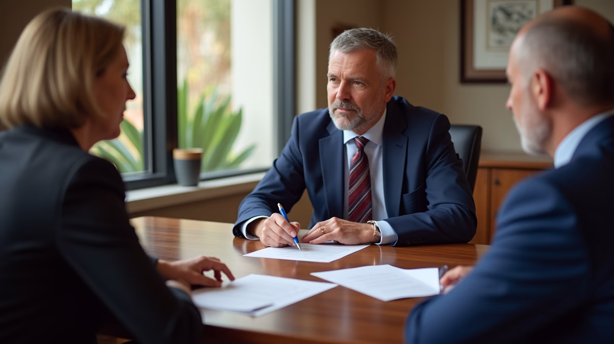 The legal counsel at Corona Probate Law helping Riverside County families from our Corona office meets with clients in the Southern California office addressing critical estate details discussing When is Notice to the Attorney General Required