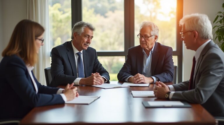 The legal counsel at Corona Probate Law helping Riverside County families from our Corona office meets with clients in the Southern California office addressing critical estate details discussing When to File the Petition for Final Distribution