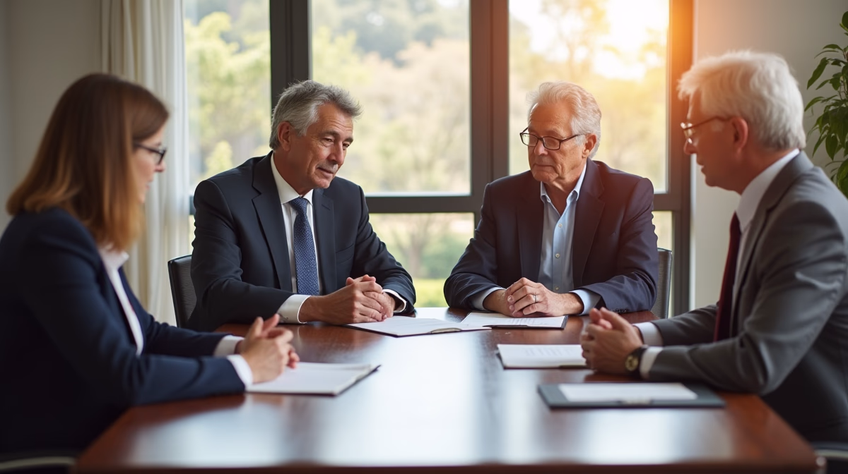 The legal counsel at Corona Probate Law helping Riverside County families from our Corona office meets with clients in the Southern California office addressing critical estate details discussing When to File the Petition for Final Distribution