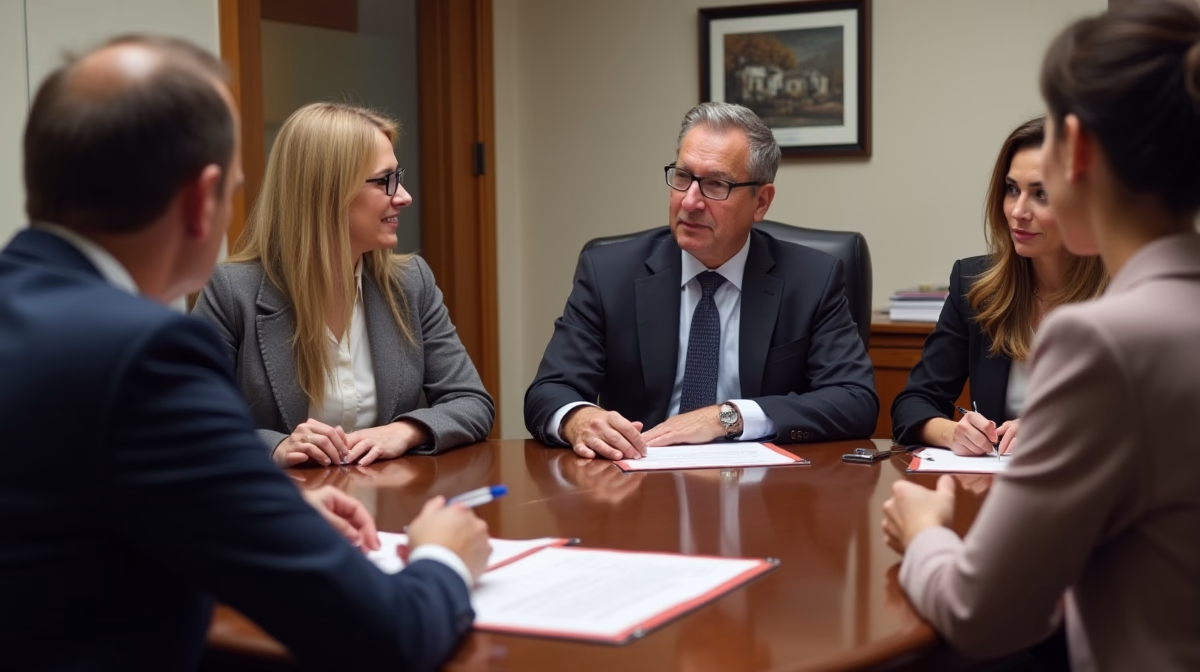 The legal counsel at Corona Probate Law helping Riverside County families from our Corona office meets with clients in the Southern California office addressing critical estate details discussing When to Request IAEA Authority