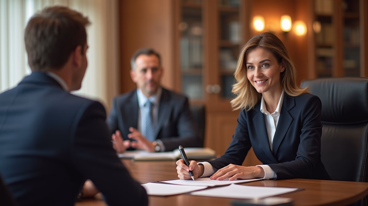 The legal counsel at Corona Probate Law helping Riverside County families from our Corona office meets with clients in the Southern California office addressing critical estate details discussing When to Use a Succession Petition