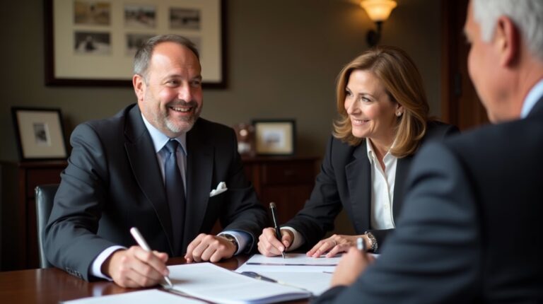 The legal counsel at Corona Probate Law helping Riverside County families from our Corona office meets with clients in the Southern California office addressing critical estate details discussing Who Signs the Petition for Probate