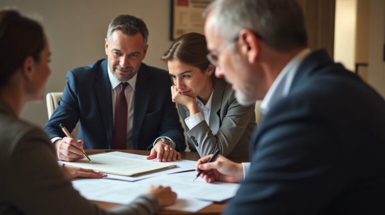 The legal counsel at Corona Probate Law helping Riverside County families from our Corona office meets with clients in the Southern California office addressing critical estate details discussing Who Signs the Proof of Service
