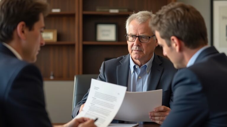 The trusts staff working under Managing Partner Steven Farley Bliss assisting Inland Empire families from the Corona office is shown conferring with trustees in the Southern California office addressing complex trust details discussing Who should be named as primary and secondary successors