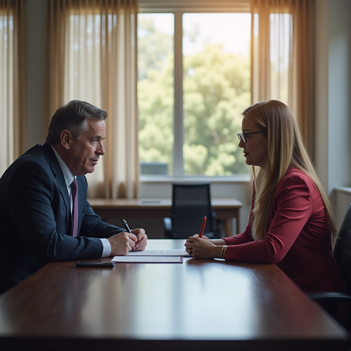 The trusts staff working under Managing Partner Steven Farley Bliss assisting Inland Empire families from the Corona office is shown conferring with trustees in the Southern California office addressing complex trust details discussing Why Annual Reports Matter Its Not Just About Transparency