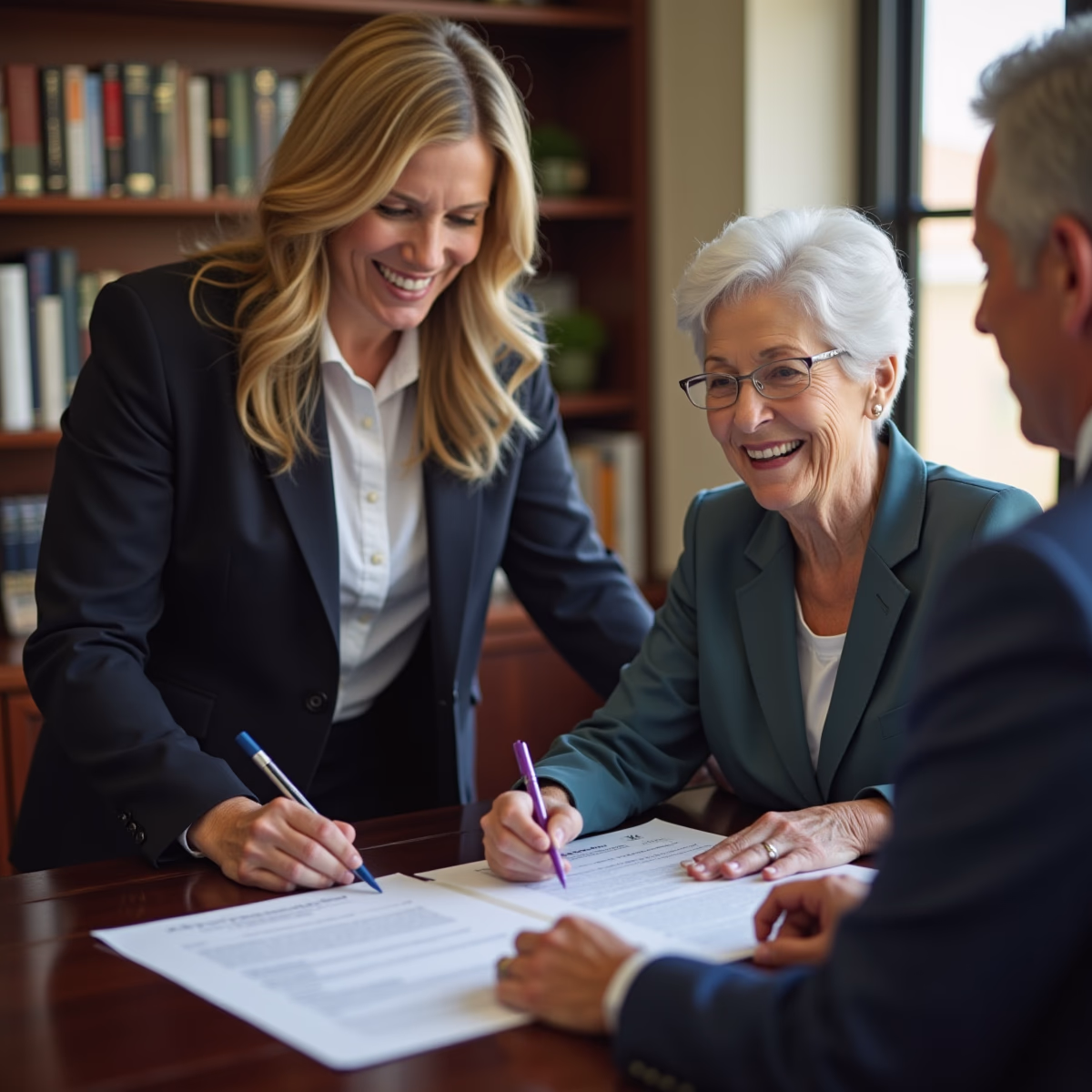The legal counsel at Corona Probate Law helping Riverside County families from our Corona office meets with clients in the Southern California office addressing critical estate details discussing Why Do I Need an Omnibus Clause When I Already Have Specific Bequests