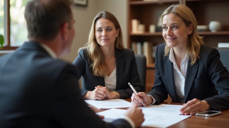 The legal counsel at Corona Probate Law helping Riverside County families from our Corona office meets with clients in the Southern California office addressing critical estate details discussing Why Do You Need an Omnibus Clause