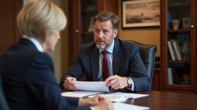 The trusts staff working under Managing Partner Steven Farley Bliss assisting Inland Empire families from the Corona office is shown conferring with trustees in the Southern California office addressing complex trust details discussing Why do outdated trust provisions create litigation risk