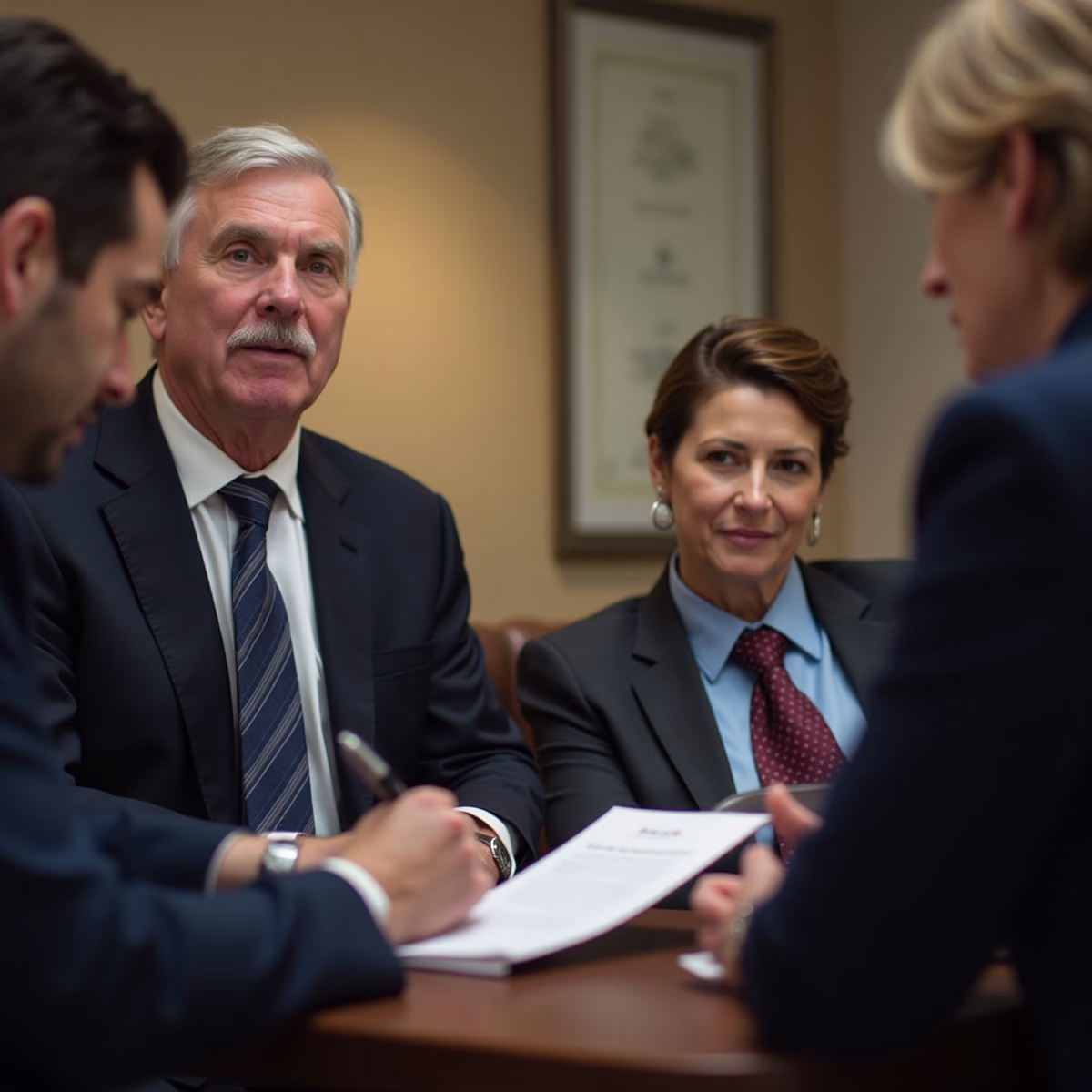 The trusts staff working under Managing Partner Steven Farley Bliss assisting Inland Empire families from the Corona office is shown conferring with trustees in the Southern California office addressing complex trust details discussing Why is Properly Titling Assets So Important